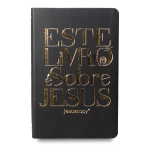 Bíblia Luxo "Este livro é sobre Jesus" - NVI